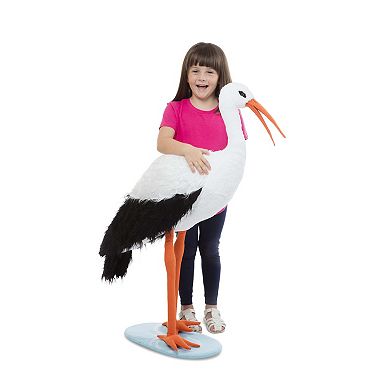 Melissa & Doug Giant Lifelike Plush Stork