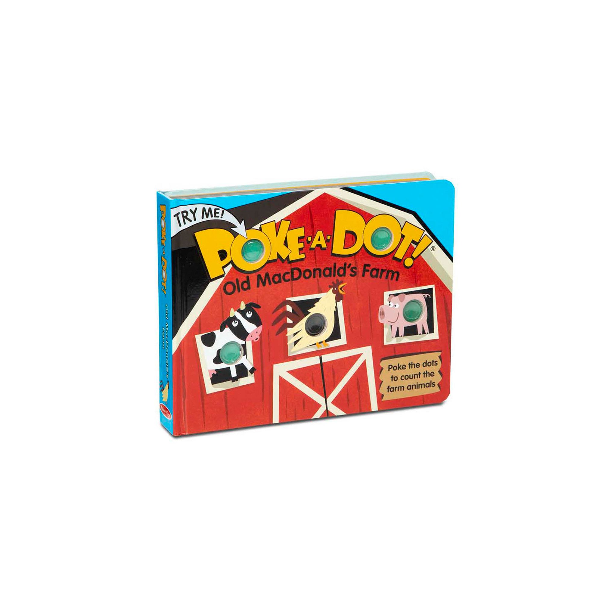 Melissa & Doug Childrens Book - Poke-a-Dot: Old MacDonalds Farm, Multi