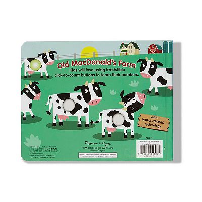 Melissa & Doug Children's Book - Poke-a-Dot: Old MacDonald's Farm
