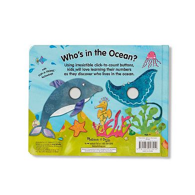 Melissa & Doug Children's Book - Poke-a-Dot: Who's in the Ocean