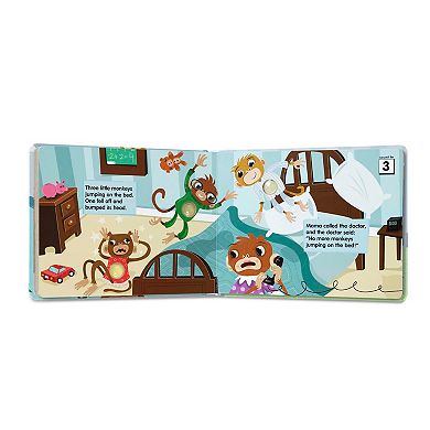 Melissa & Doug Children's Book - Poke-a-Dot: 10 Little Monkeys