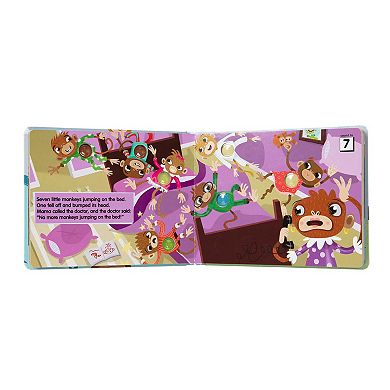 Melissa & Doug Children's Book - Poke-a-Dot: 10 Little Monkeys