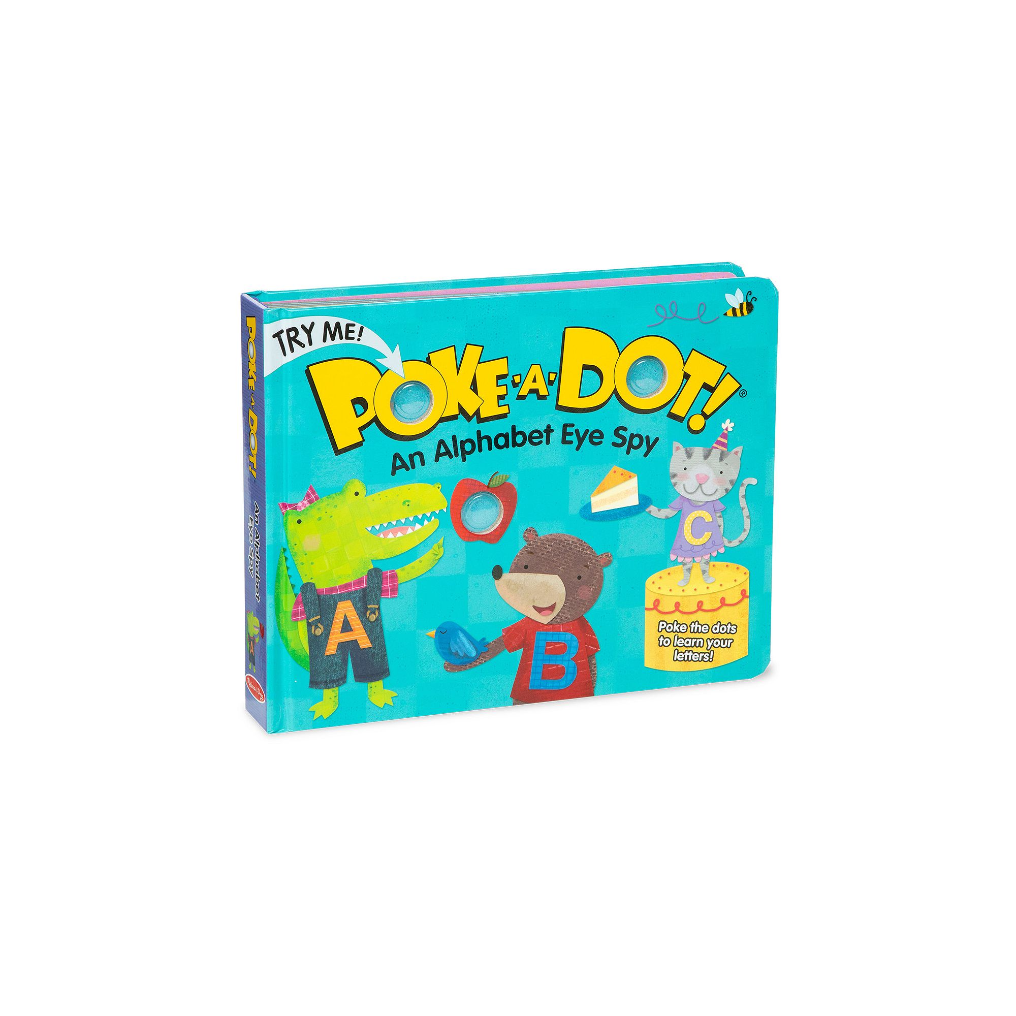 Melissa & Doug Childrens Book - Poke-a-Dot: An Alphabet Eye Spy, Multi
