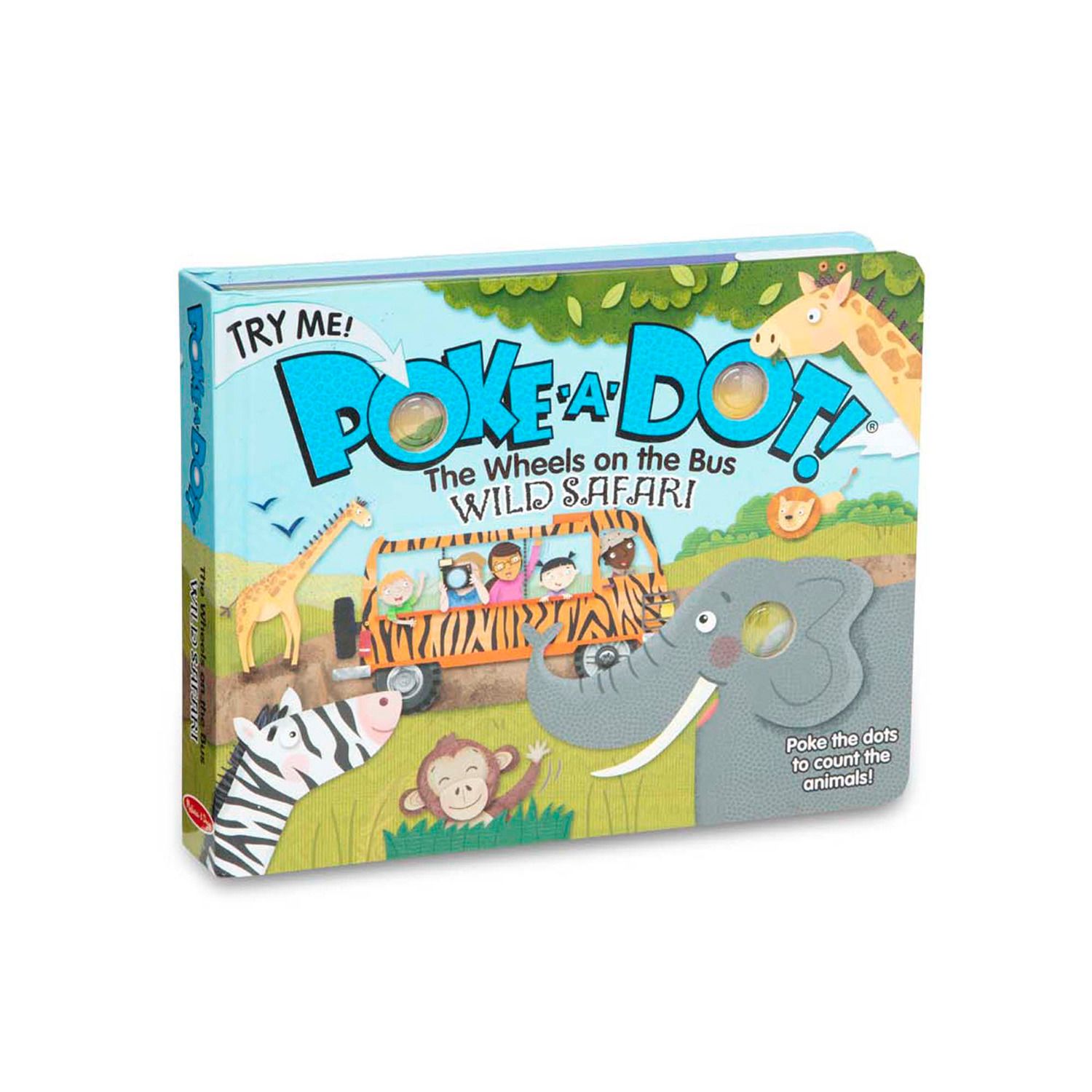 Melissa & Doug Children's Book - Poke-a-Dot: Goodnight, Animals