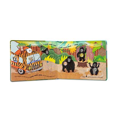 Melissa & Doug Children's Book - Poke-A-Dot: The Wheels on the Bus Wild Safari