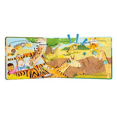 Melissa & Doug Children's Book - Poke-A-Dot: The Wheels on the Bus Wild Safari