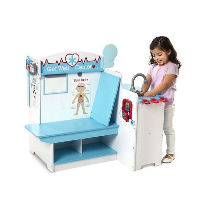 Melissa & Doug Wooden Get Well Doctor Activity Center