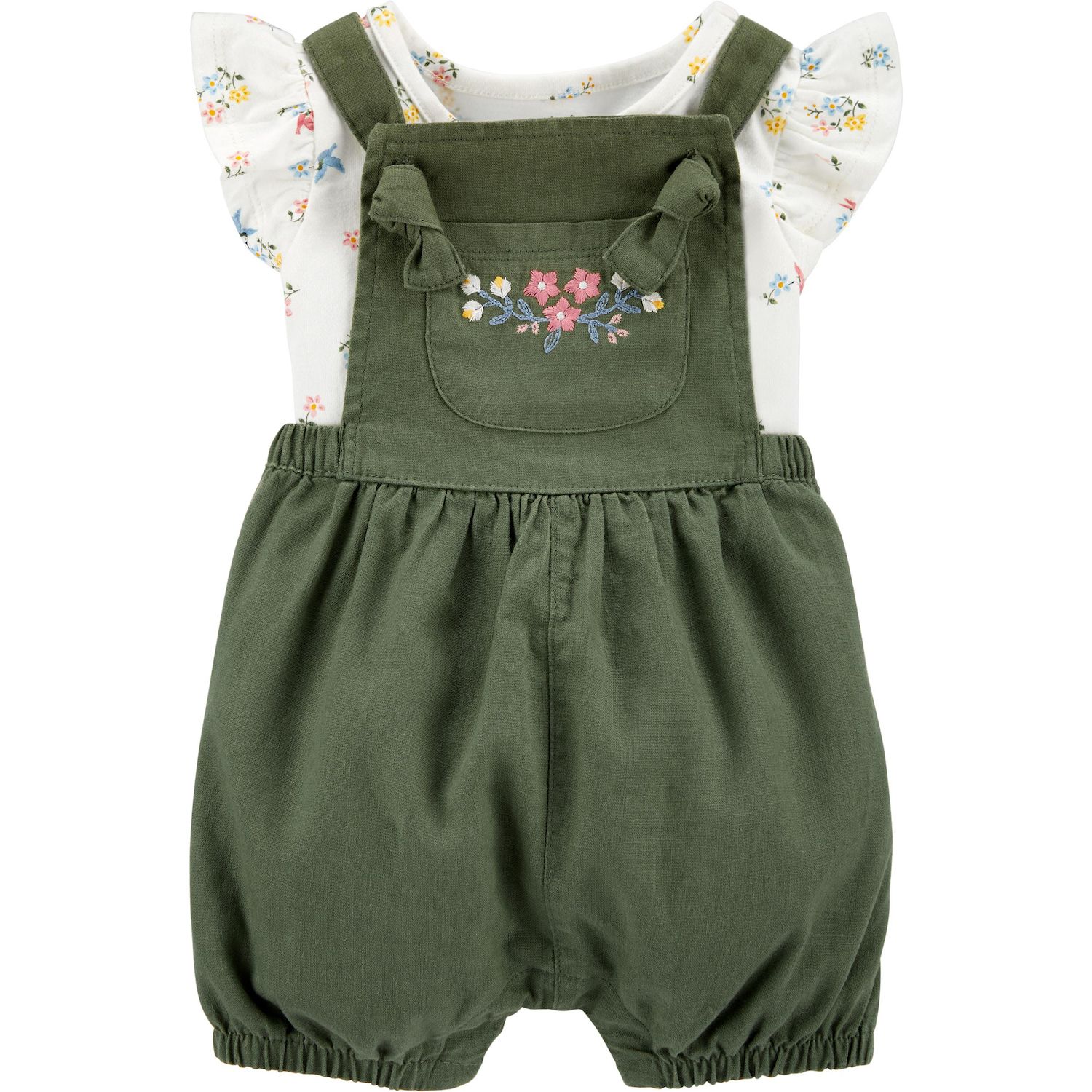 floral bodysuit baby girl