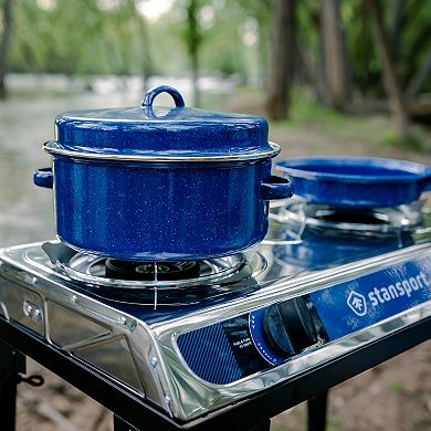 Stansport Gourmet 2-Burner Propane Stove With Stand