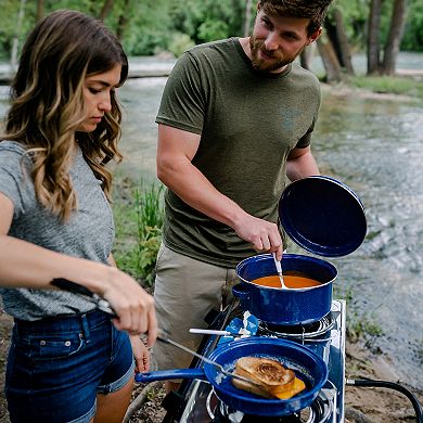 Stansport Gourmet 2-Burner Propane Stove With Stand