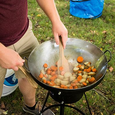 Stansport 1-Burner Outdoor Stove With Wok