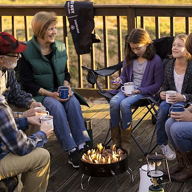 Stansport Propane Fire Pit With Lava Rocks