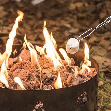 Stansport Propane Fire Pit With Lava Rocks