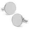 Men's Coin Edge Stainless Steel Cuff Links by Ox & Bull Trading Co. 