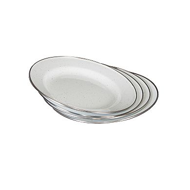 Stansport Deluxe 24-pc. Enamel Tableware Set