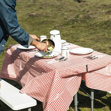 Stansport Deluxe 24-pc. Enamel Tableware Set