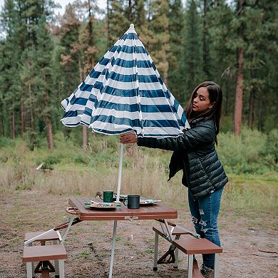 Stansport Picnic Table & Umbrella Combo