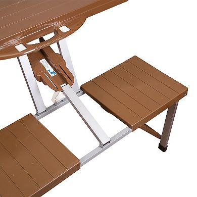 Stansport Picnic Table & Umbrella Combo