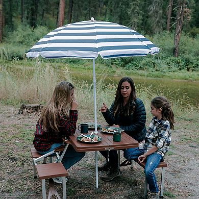 Stansport Picnic Table & Umbrella Combo