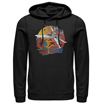Men's Star Wars The Rise of Skywalker Tropical X-Wing Graphic Hoodie