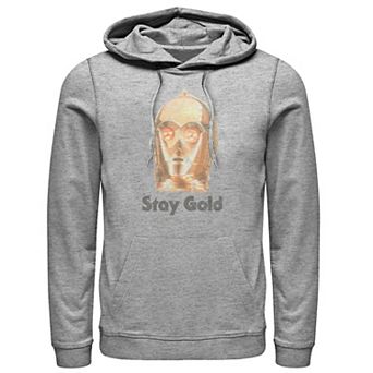Men's Star Wars The Rise of Skywalker C-3PO Stay Gold Graphic Hoodie