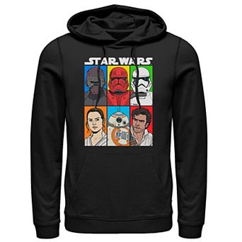 Men's Star Wars The Rise of Skywalker Character Grid Graphic Hoodie