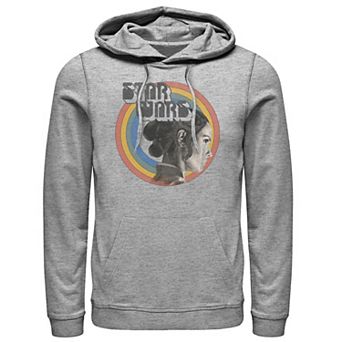 Men's Star Wars The Rise of Skywalker Rey Vintage Rainbow Graphic Hoodie