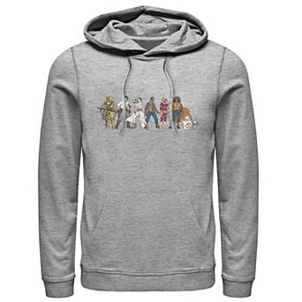 Men's Star Wars The Rise of Skywalker Rebel Line Pullover Hoodie