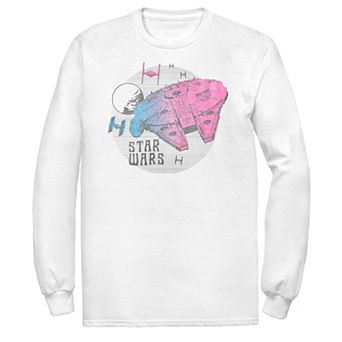 Men's Star Wars The Rise of Skywalker Ombre Millennium Falcon Tee