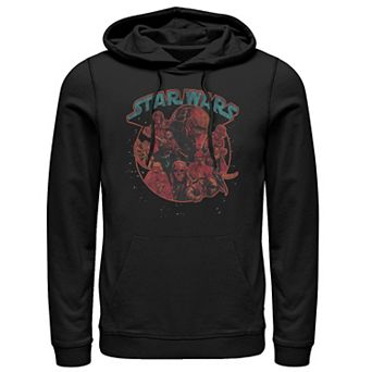 Men's Star Wars The Rise of Skywalker Dark Side Stars Pullover Hoodie