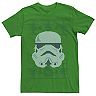 Men's Star Wars Stormtrooper Helmet Ugly Christmas Sweater Graphic Tee