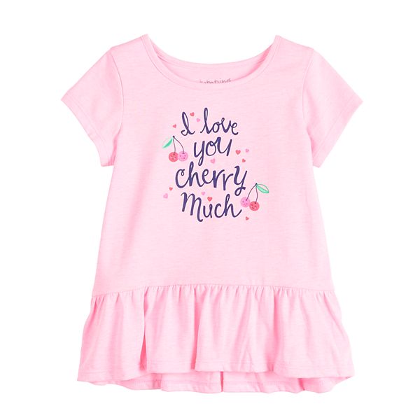 Baby Girl Jumping Beans® Peplum-Hem Top