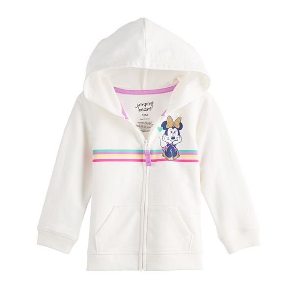 Minnie mouse hooded jacket for girls hot sale