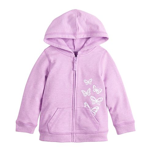 Baby Girl Jumping Beans® French Terry Hoodie