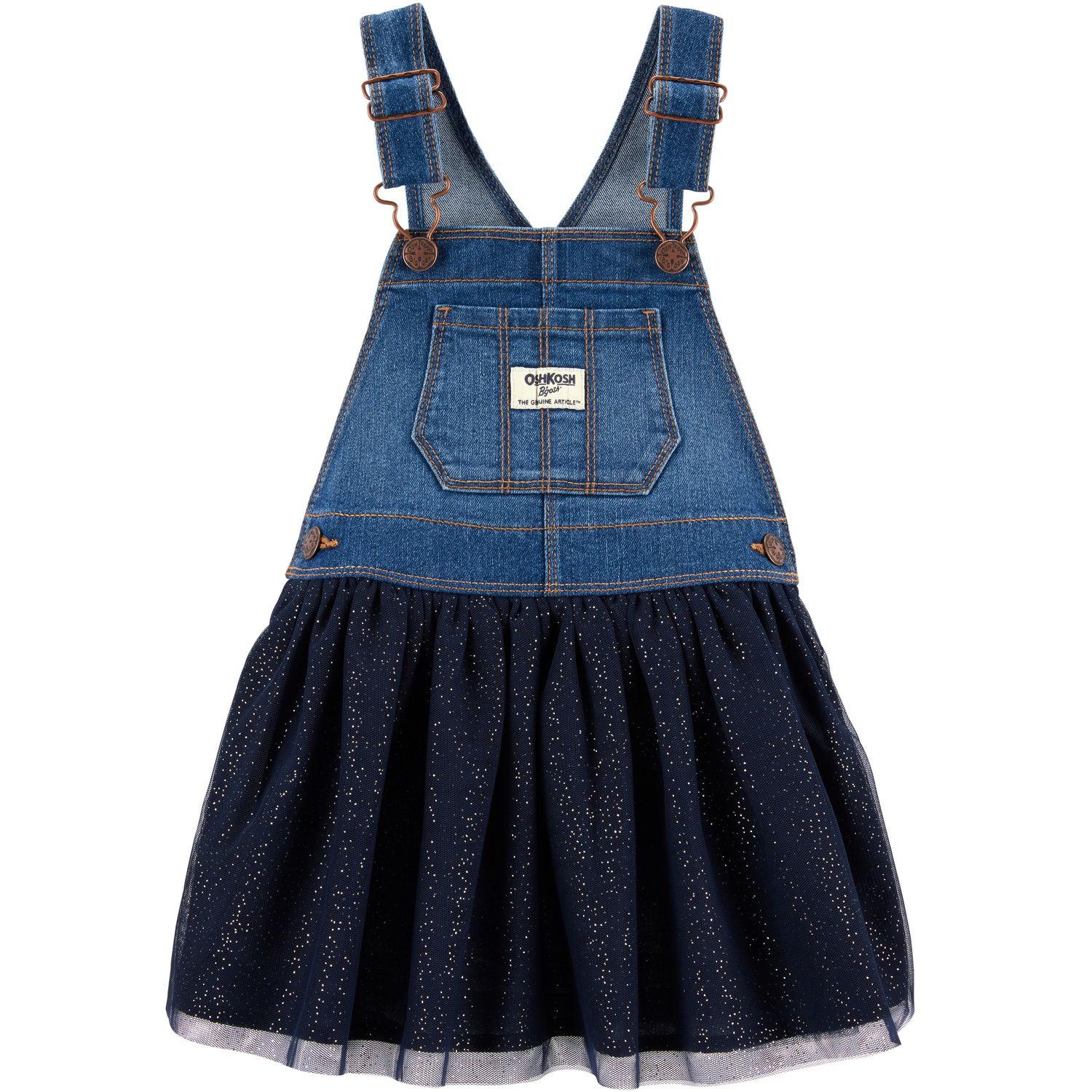 girls denim jumper