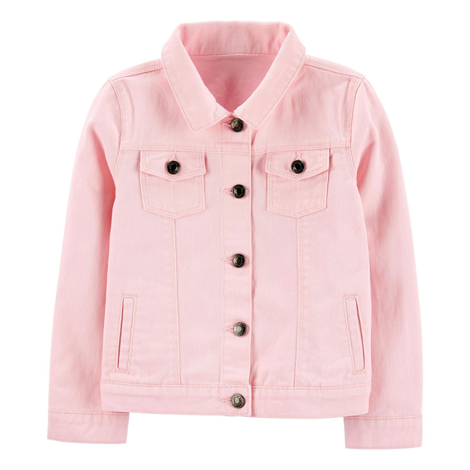 baby pink jean jacket