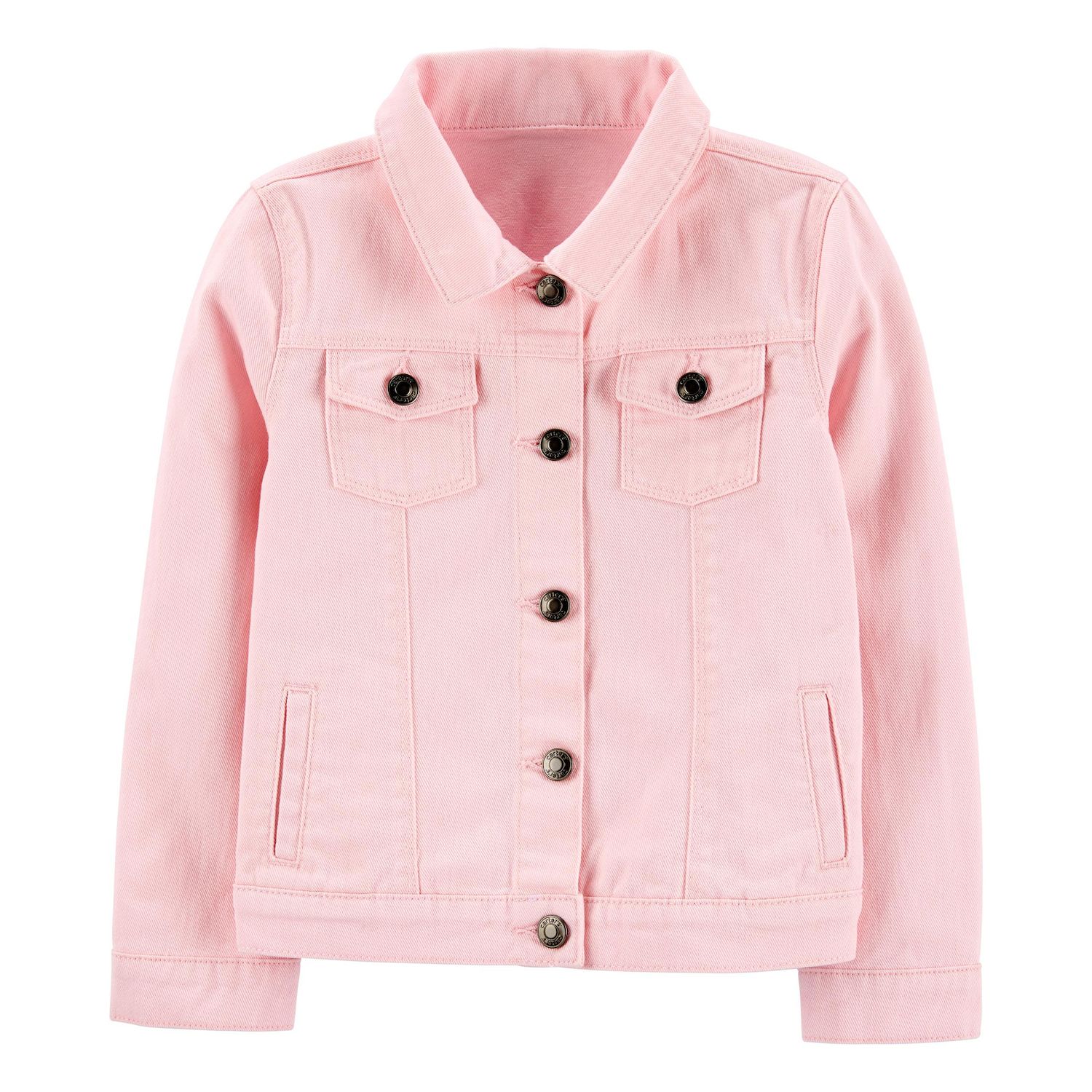 light pink jean jacket