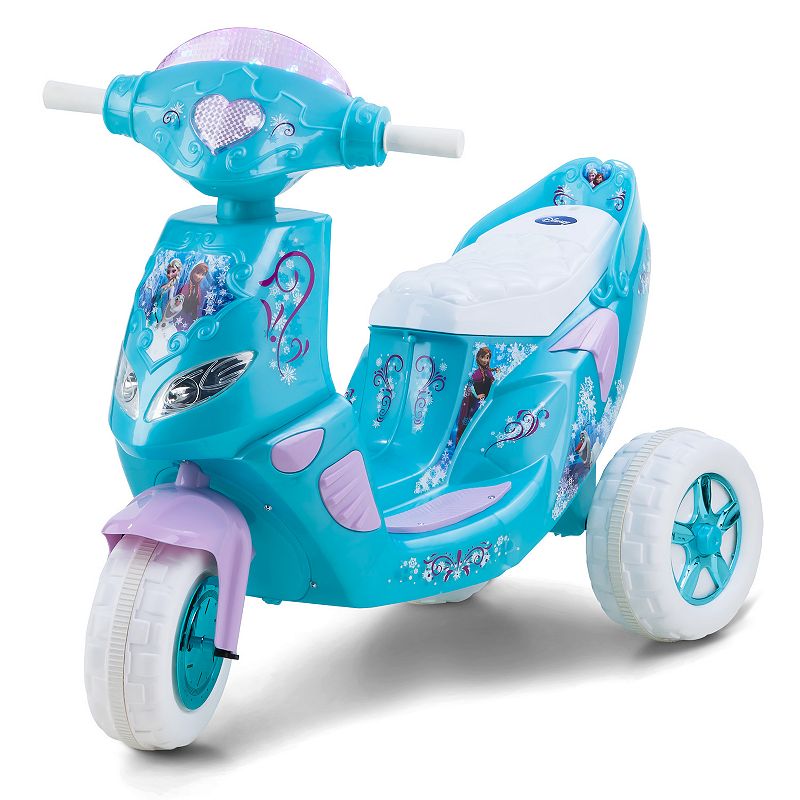 Disneys Frozen 2 Twinkling Scooter by Kid Trax, Blue