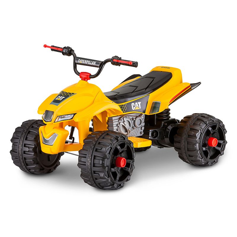 UPC 038675121416 product image for Kid Trax Caterpilliar 12-Volt ATV Quad, Yellow | upcitemdb.com