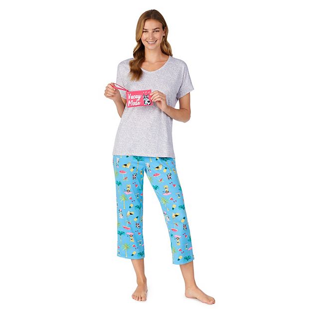 Women's pajama sets discount with capri pants