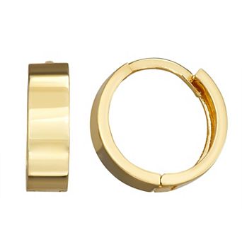 Forever 14K Gold Huggie Hoop Earrings