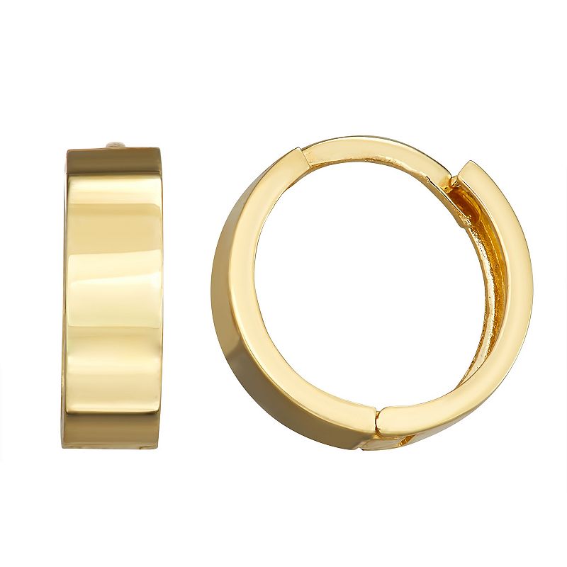 Forever 14K Gold Huggie Hoop Earrings, Womens, Yellow - 54567505 - Jewelry Classically styled, these Forever 14K gold hoop ea sku 54567505