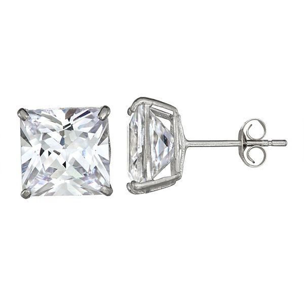 zirconia diamond earrings