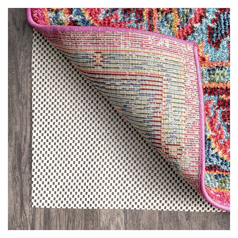 nuLOOM Non-Slip White Rug Pad, 2X8 Ft