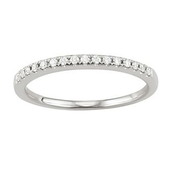 Charles & Colvard 14k Gold 1/3 Carat T.W. Lab-Created Moissanite Wedding Band