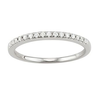 Charles & Colvard 14k Gold 1/3 Carat T.W. Lab-Created Moissanite Wedding Band