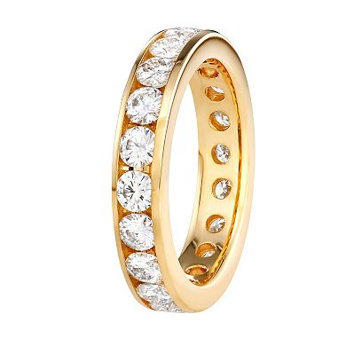 Charles & Colvard 14k Gold 2 Carat T.W. Lab-Created Moissanite Eternity Band