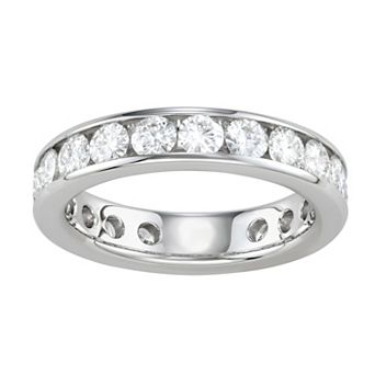 Charles & Colvard 14k Gold 2 Carat T.W. Lab-Created Moissanite Eternity Band