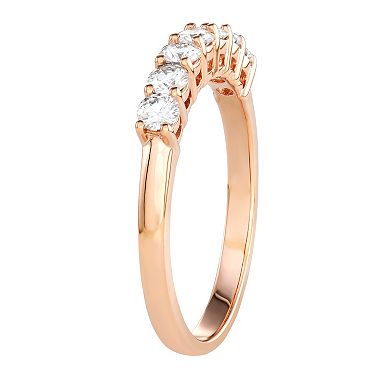 Charles & Colvard 14k Gold 3/4 Carat T.W. Lab-Created Moissanite Anniversary Band