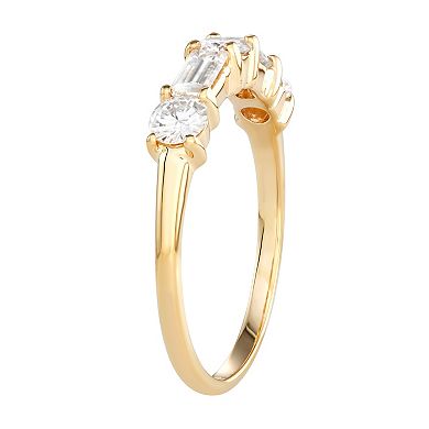 Charles & Colvard 14k Gold 1 1/6 Carat T.W. Lab-Created Moissanite Stackable Ring